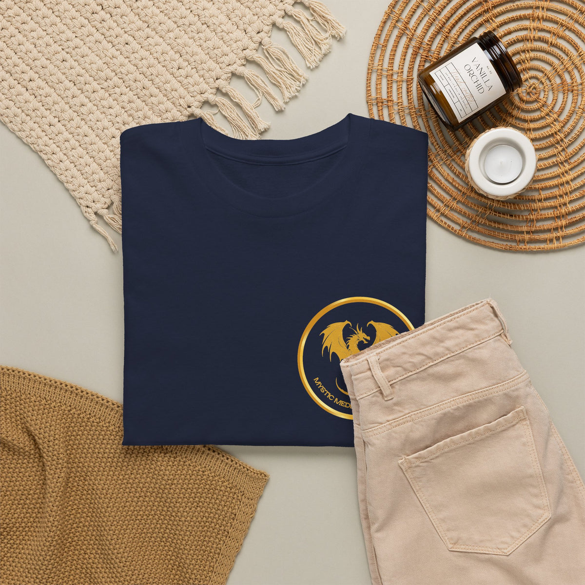 Vintage Heavyweight T-Shirt — Gold Dragon MMR