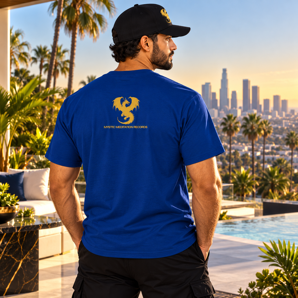 Vintage Heavyweight T-Shirt — Gold Dragon MMR