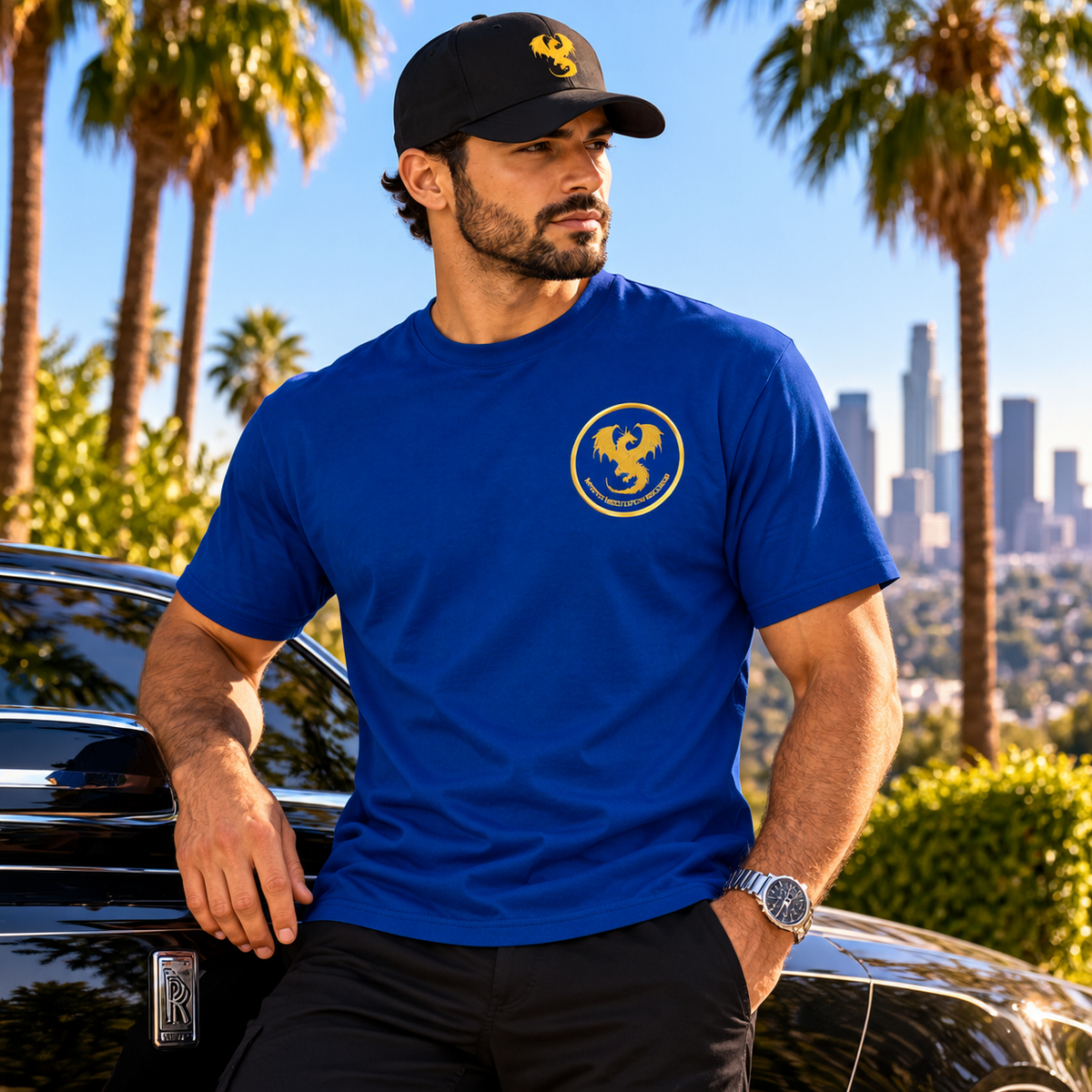 Vintage Heavyweight T-Shirt — Gold Dragon MMR