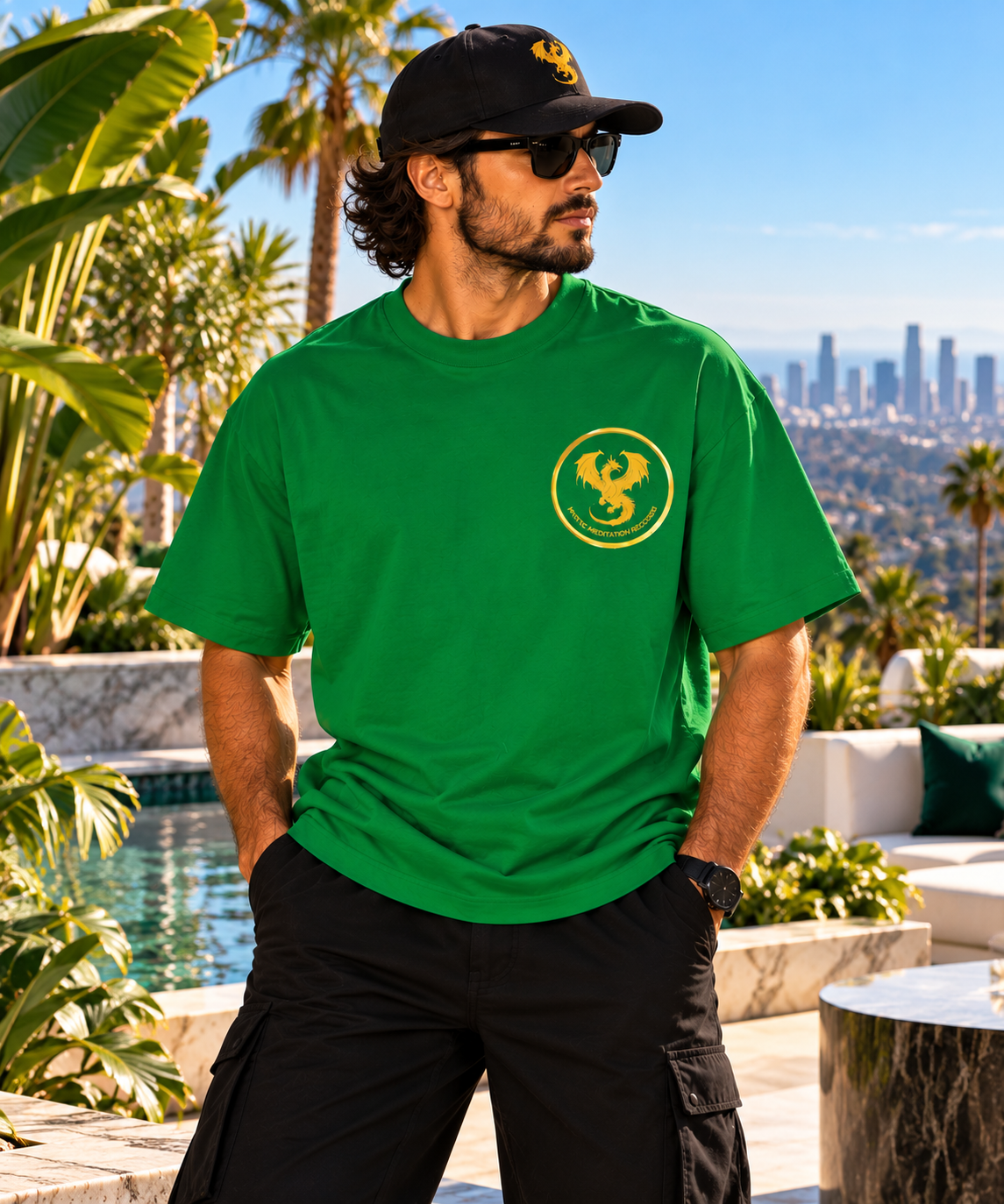 Unisex Max Heavyweight T-Shirt — Gold Dragon MMR