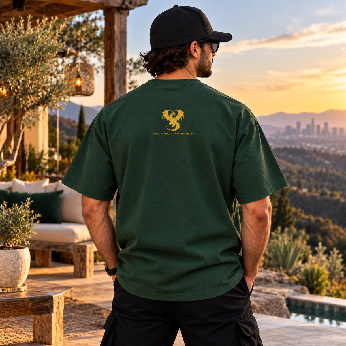 Unisex Hammer Maxweight T-Shirt - Gold Dragon MMR