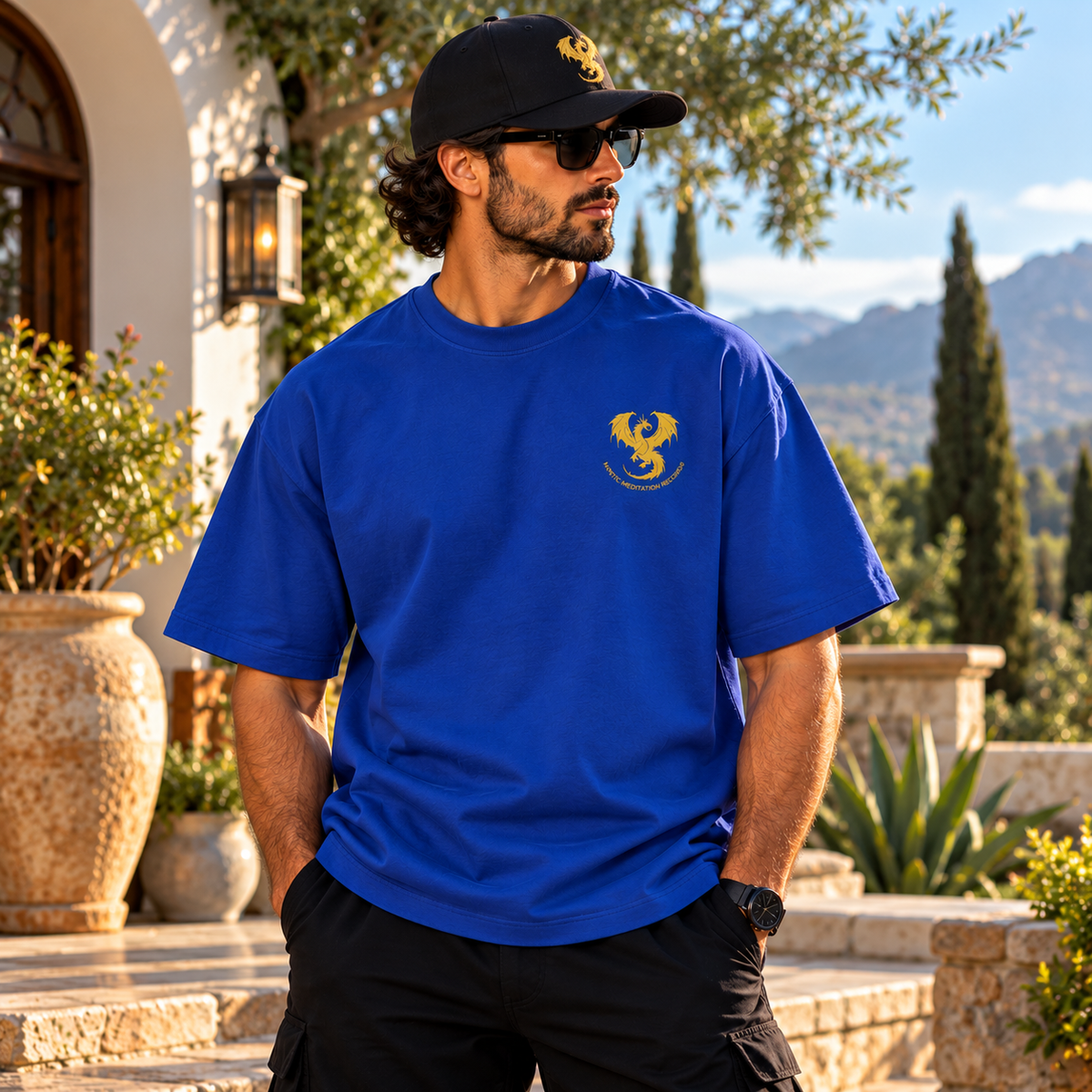 Unisex Hammer Maxweight T-Shirt - Gold Dragon MMR