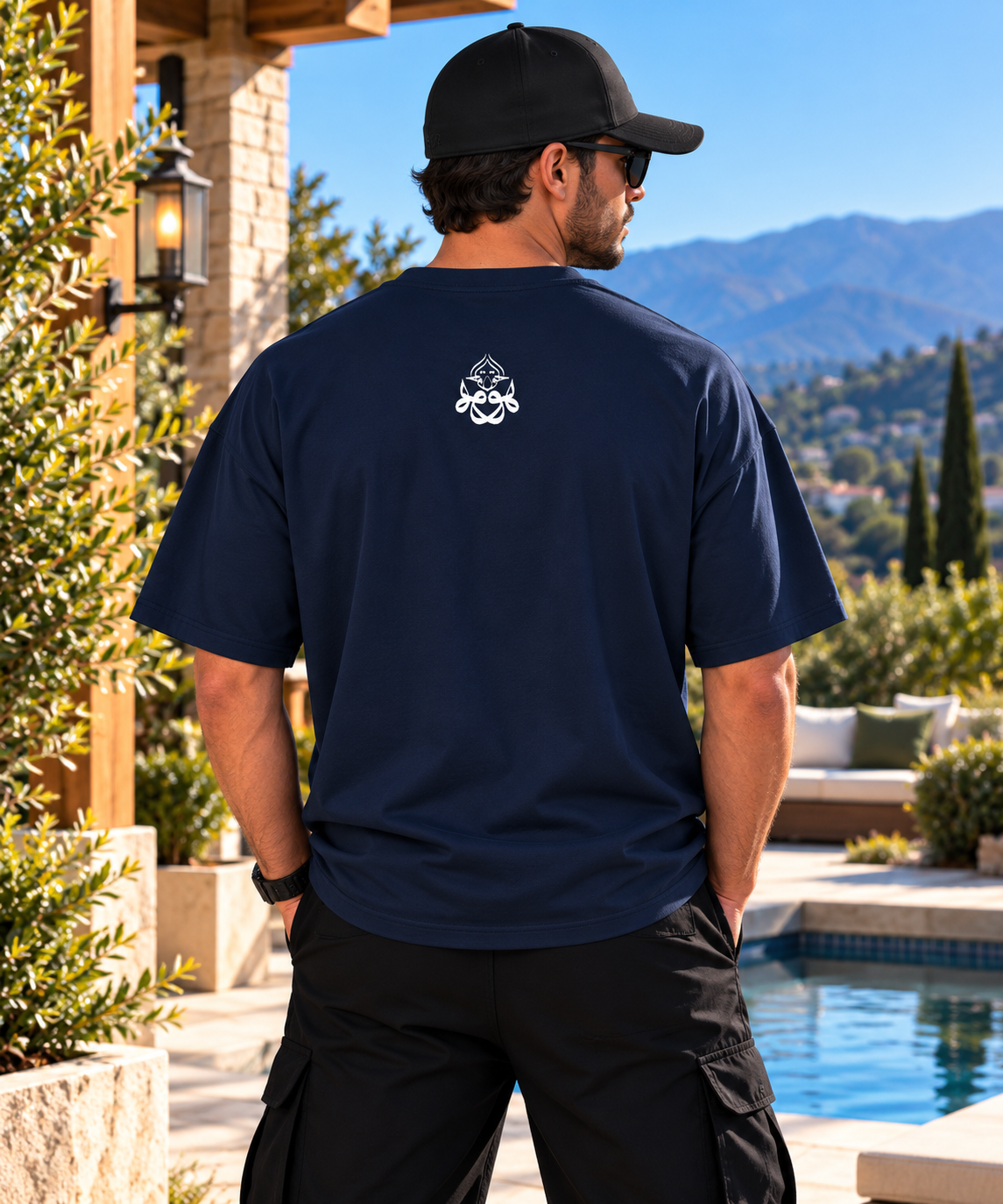 Oversized Cotton T-Shirt - SMC Hu Wal Haq (HV)