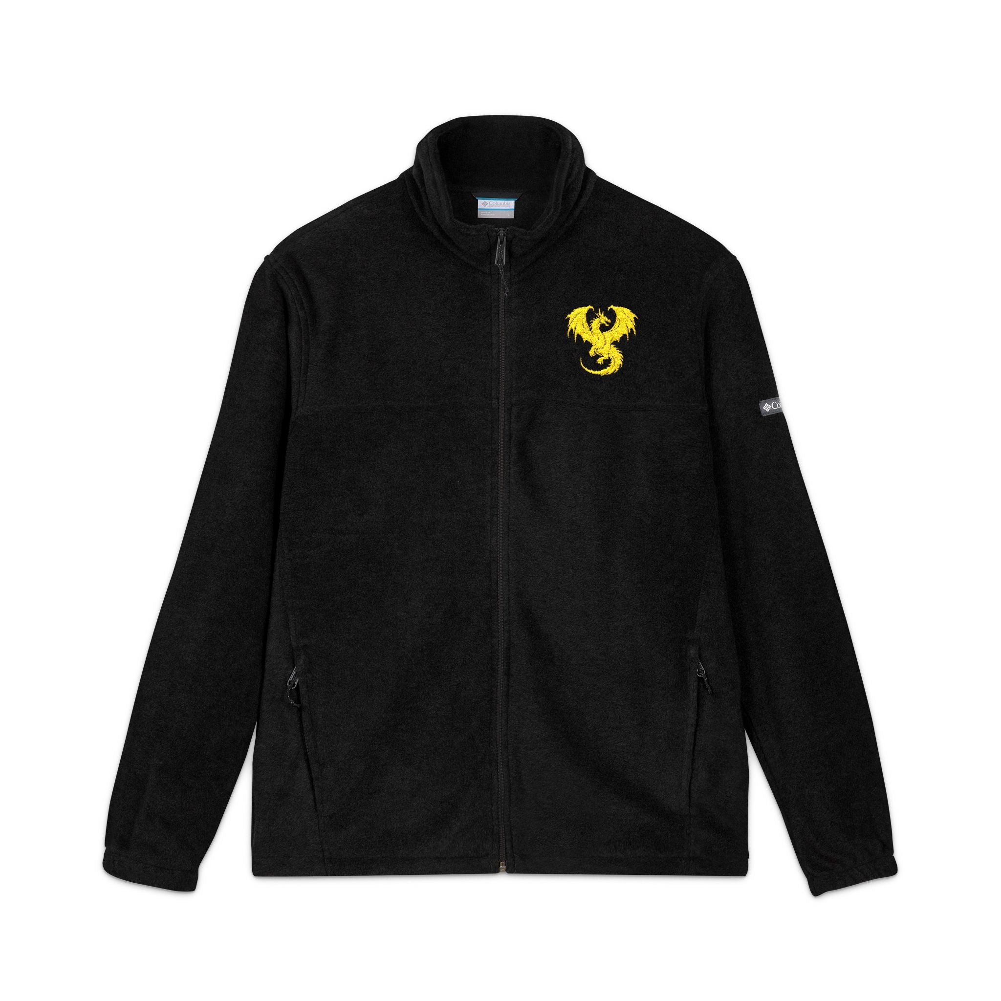 MYSTIC RECORDS COZY EMBROIDERED FLEECE JACKET FOR ALL SEASONS