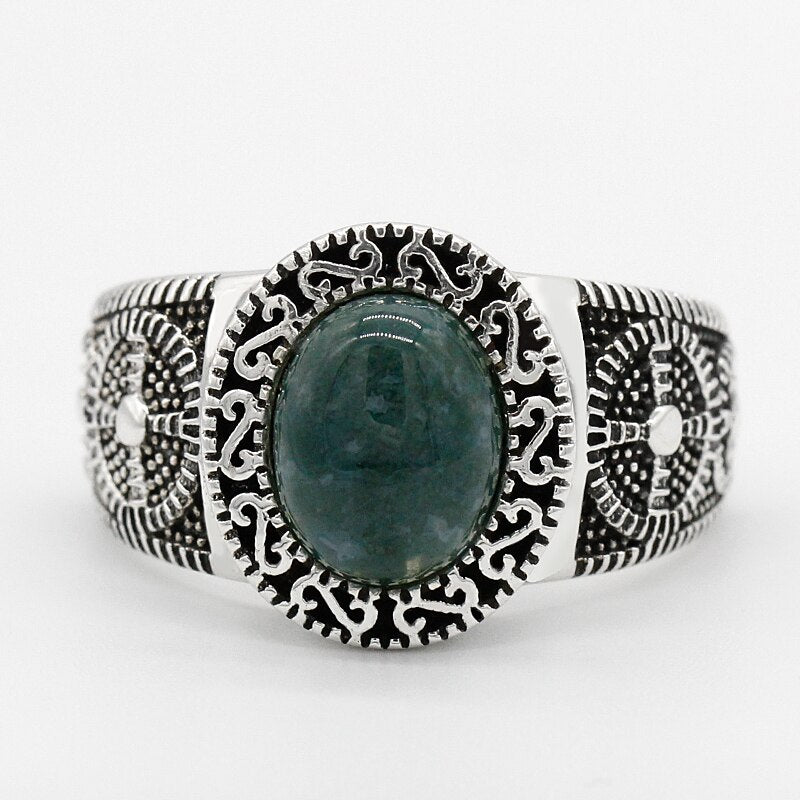 Timeless Jade Silver Ring For Women