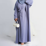 Turkish Two-Piece Open Style Abaya for Women