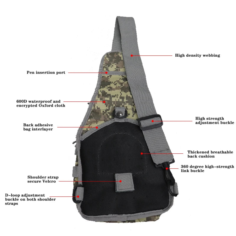 Tactical Crossbody Shoulder Bag