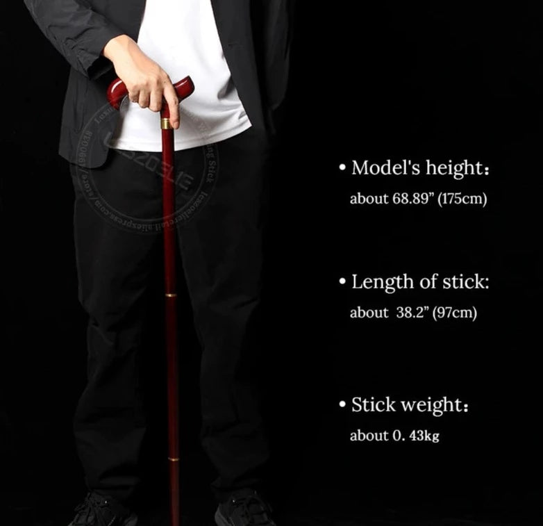 Beech Wood Sunnah Staff - Travel safe Cane