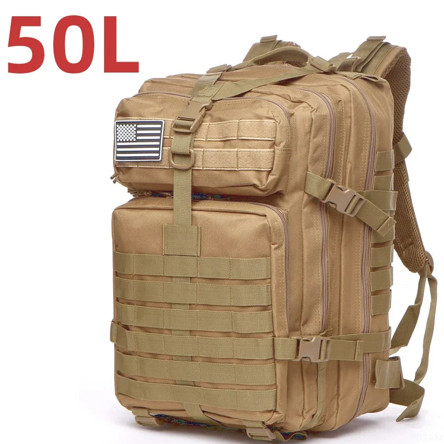Waterproof Backpack - 25L/50L - Tactical Sports, Camping & Hiking Gear