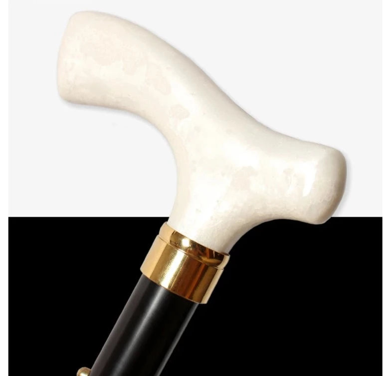 White Resin Sunnah Walking Staff