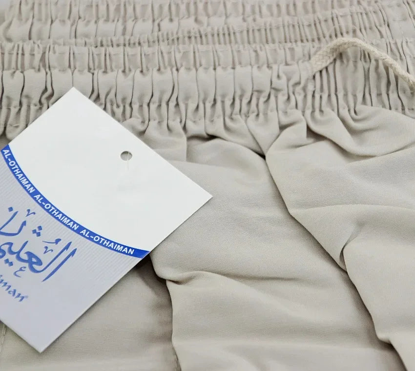 Loose Cotton Wide‑Leg Islamic Trousers