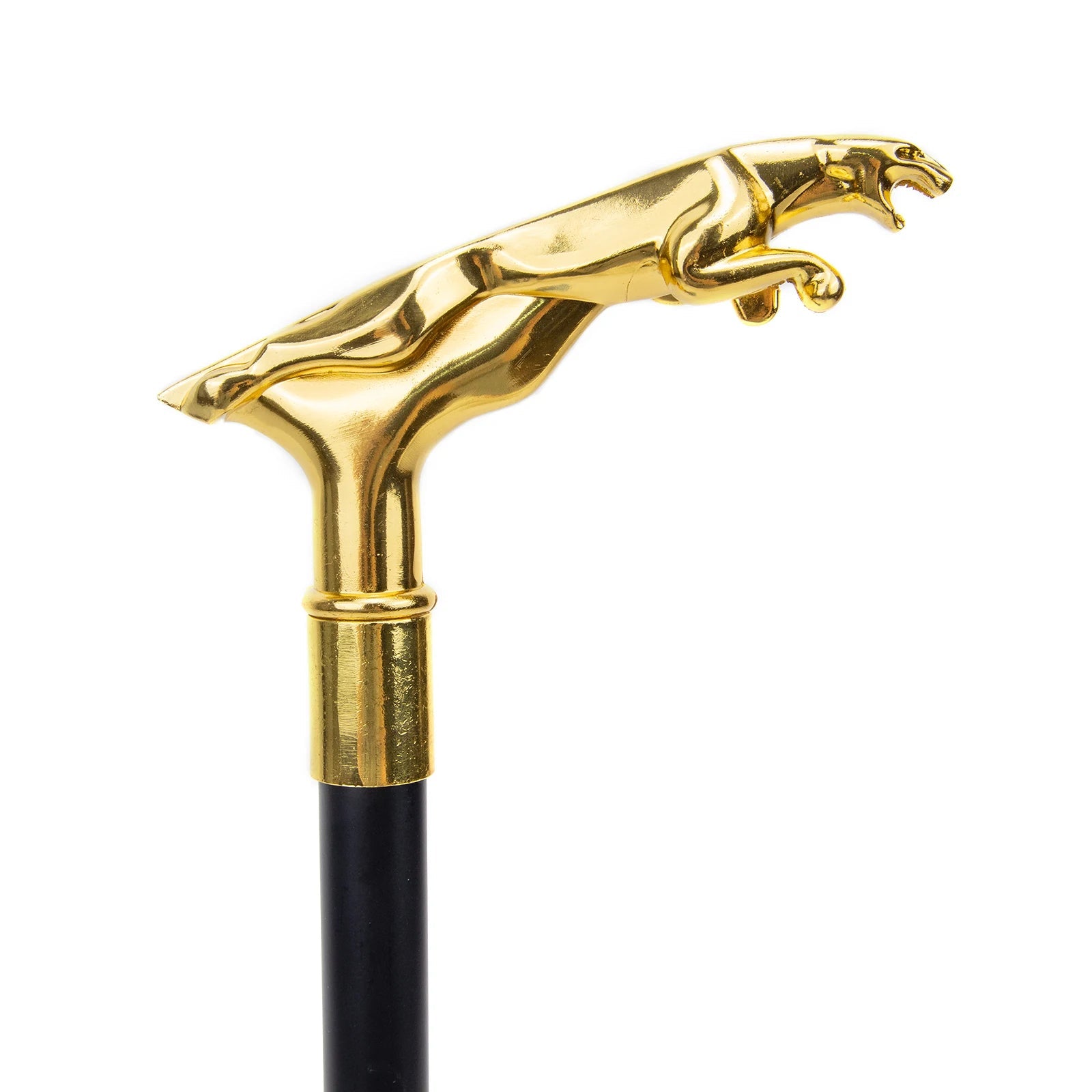 Limited Golden Leopard Handle Walking Cane – 93cm Stylish Decorative Fashion Stick