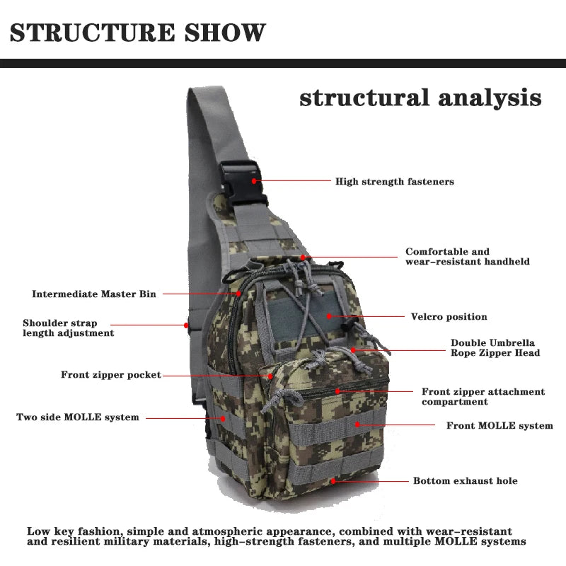 Tactical Crossbody Shoulder Bag