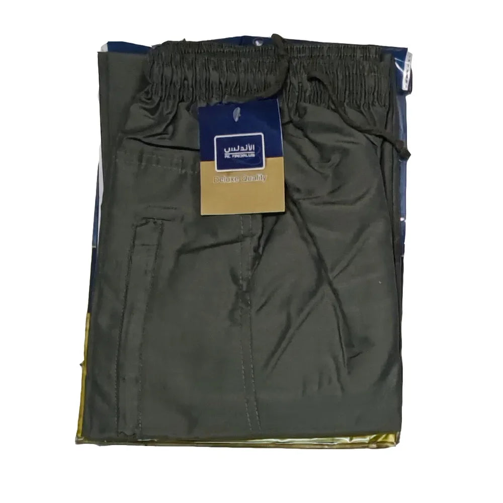 Loose Cotton Wide‑Leg Islamic Trousers