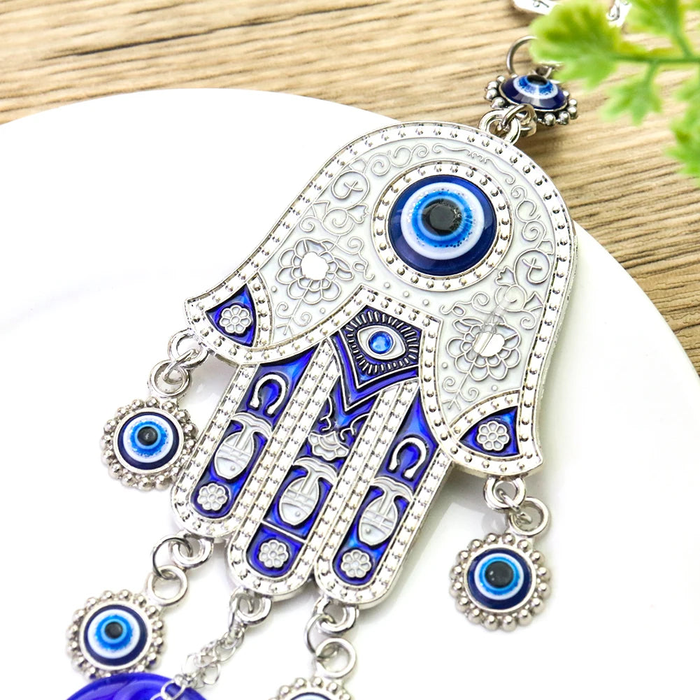 Fatima Hand Turkish Evil Eye Pendant