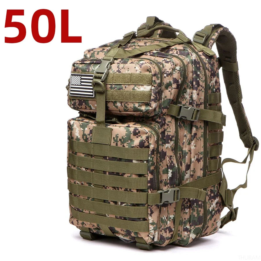 Waterproof Backpack - 25L/50L - Tactical Sports, Camping & Hiking Gear