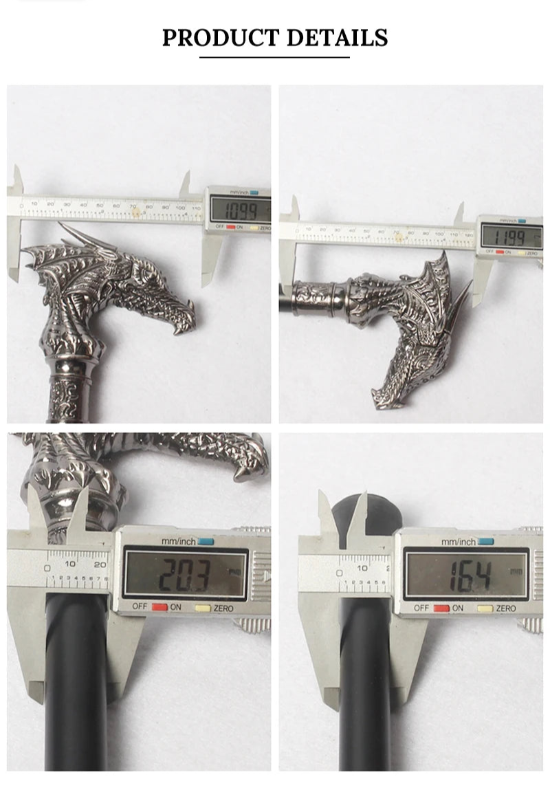 Black hammer with rubber tip, shown with measurements and product details text.