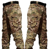 Men's Tactical Set: Breathable Shirt + Waterproof Camo Cargo Pants