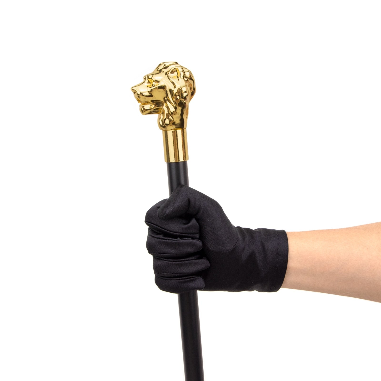 Golden Lion Walking Staff