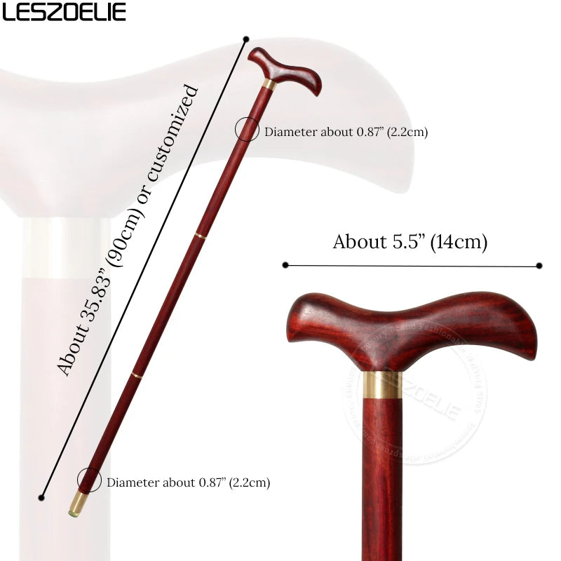 Luxury Bird-Handled Cane – Handcrafted African Wood for Men & Women