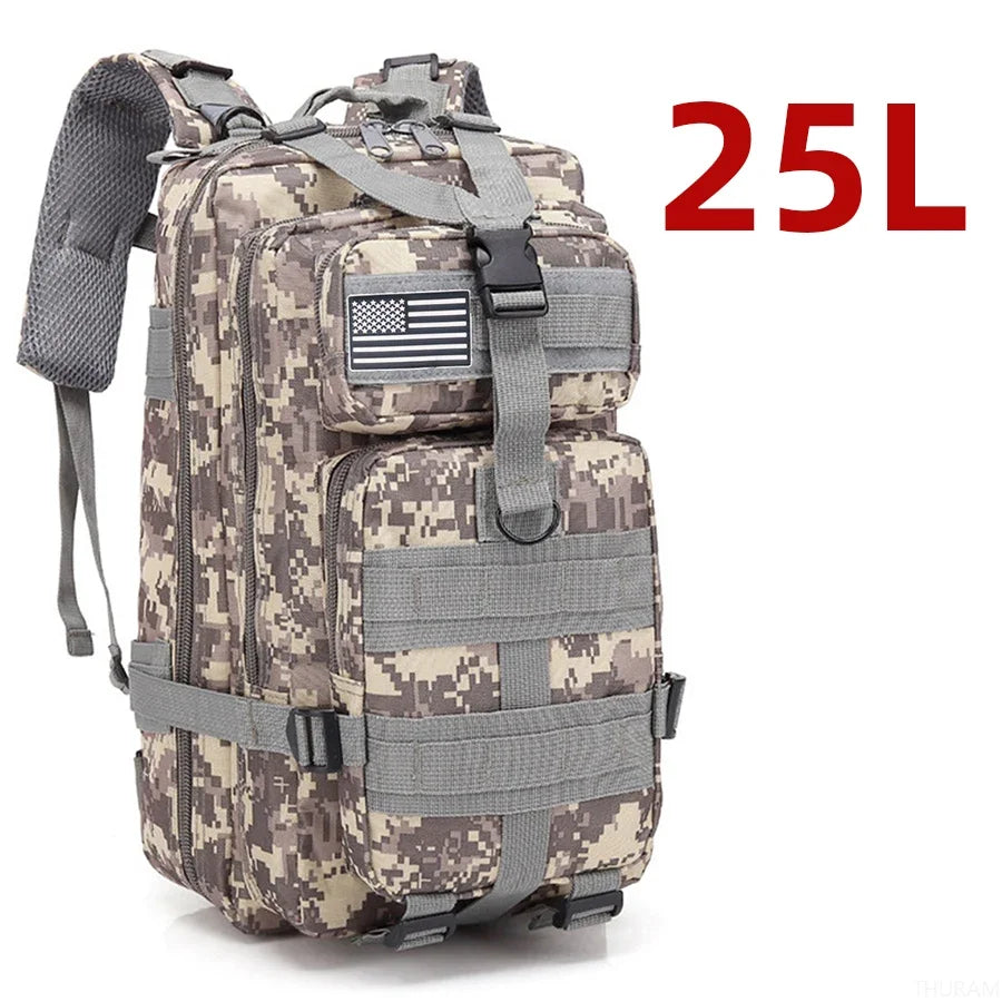 Waterproof Backpack - 25L/50L - Tactical Sports, Camping & Hiking Gear