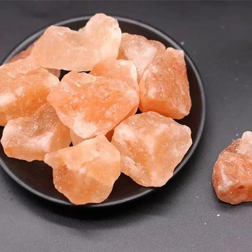 Natural Pink Himalayan Salt Rock Chunks - Aquarium & Terrarium Decor, Mineral Gravel (20-500g)