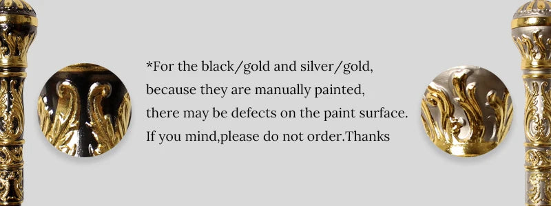 Unisex Luxury Walking Cane – Gold Detachable Stick in 5 Elegant Colors, 93cm