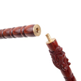 Red Bamboo Decorative Walking Cane - 124cm