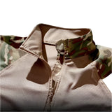 Men's Tactical Set: Breathable Shirt + Waterproof Camo Cargo Pants