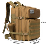 45L Molle EDC Tactical Backpack