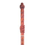 Red Bamboo Decorative Walking Cane - 124cm