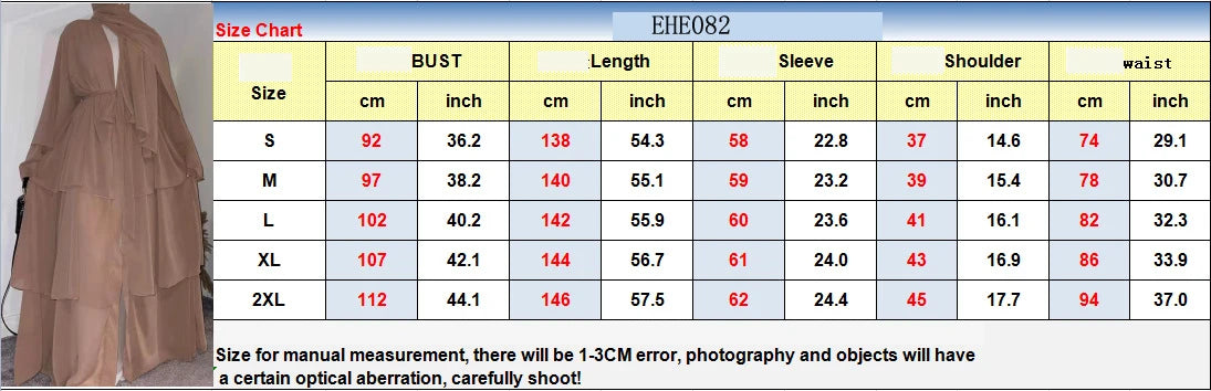 The Classic Feathered Chiffon Abaya For Women