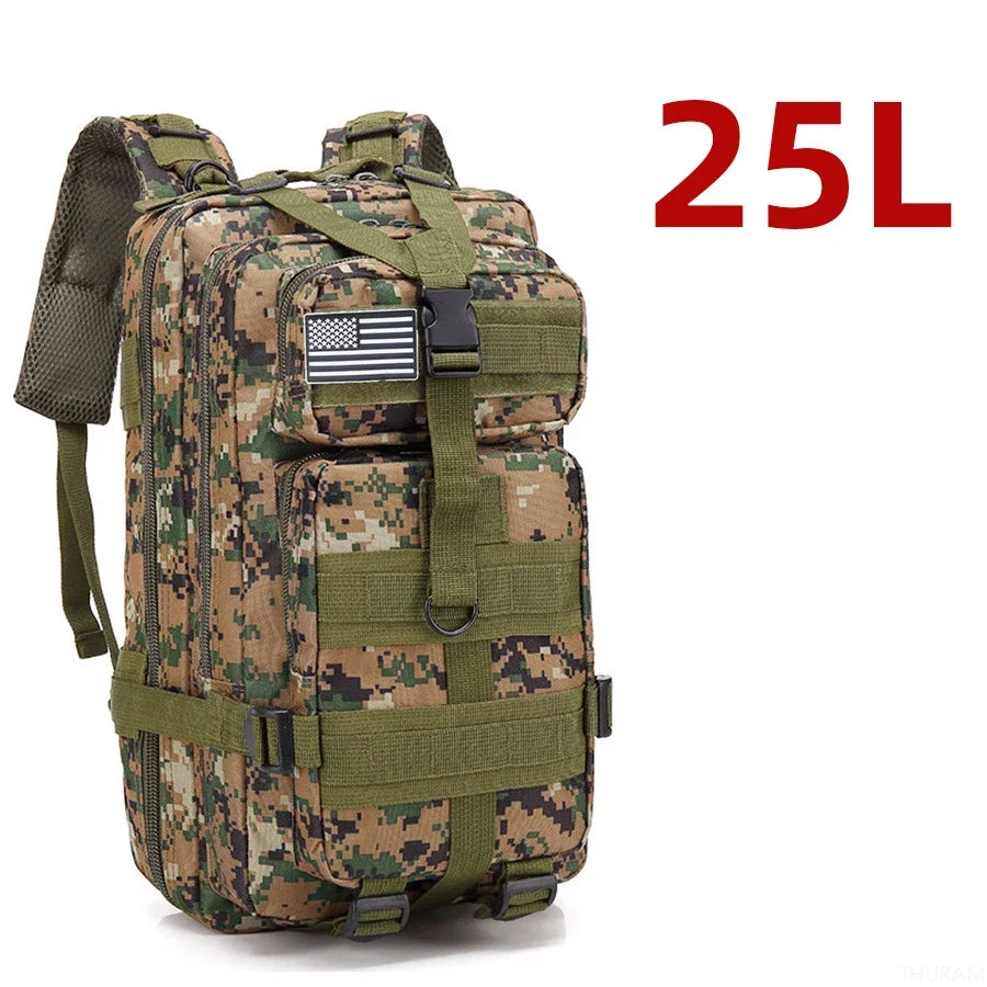 Waterproof Backpack - 25L/50L - Tactical Sports, Camping & Hiking Gear