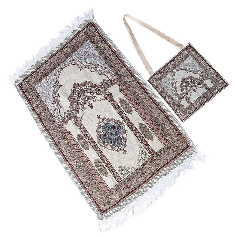 Muslim Prayer Rug Namaz with Carry bag