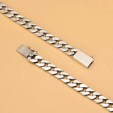 Sterling Silver 7MM Cuban Link Miami Chain Necklace