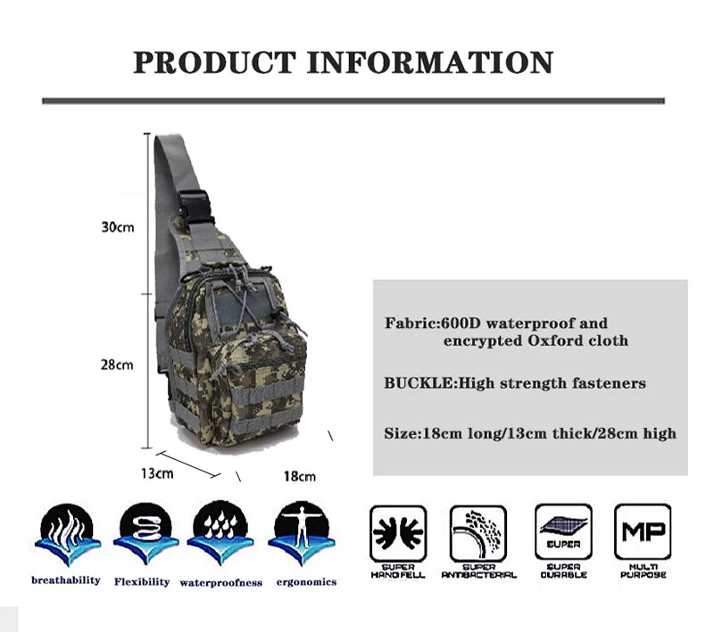 Tactical Crossbody Shoulder Bag