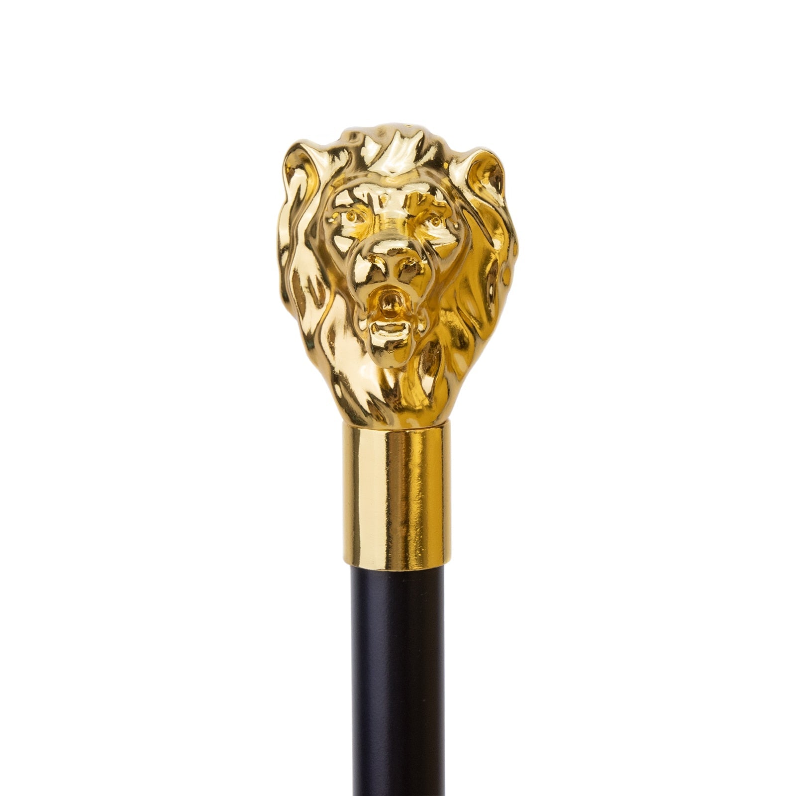 Golden Lion Walking Staff