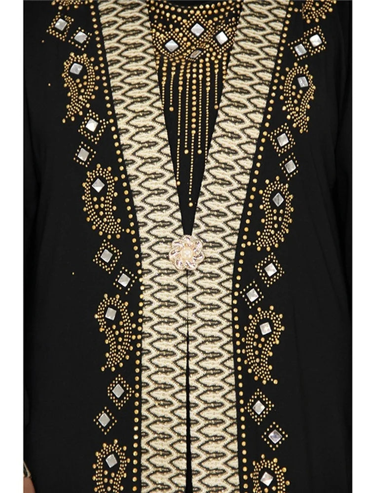 Sequin Beading Kaftan Abaya for Women