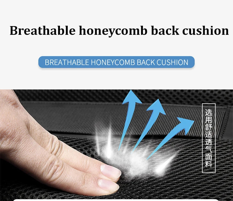 Waterproof Travel Backpack – 50L with USB Charging & Separate Shoe Bag