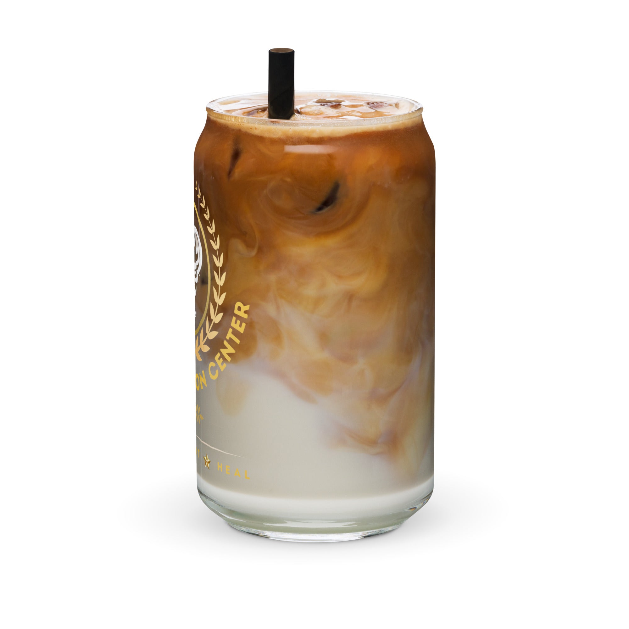 SMC Iced Coffe/Tea Can-shaped glass