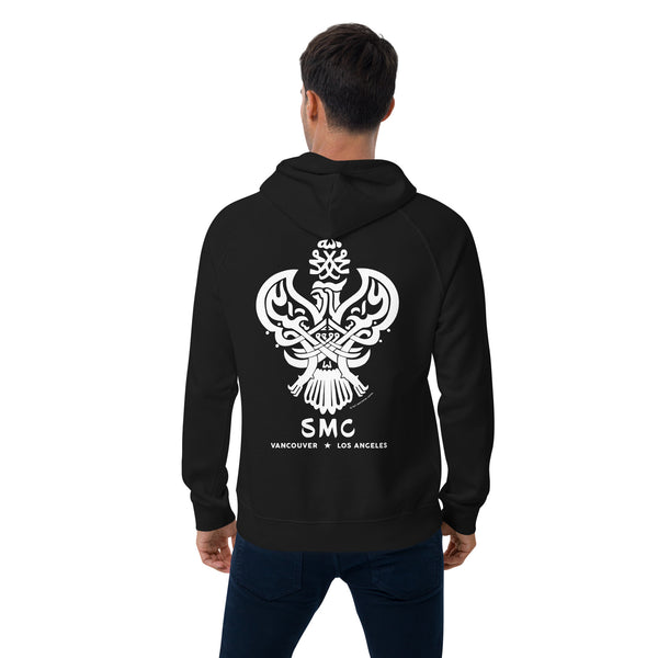 SMC Embroidery Unisex eco raglan hoodie