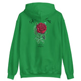 SMC Phoenix Rose Since Eternity Embroidered and Printed Unisex Hoodie