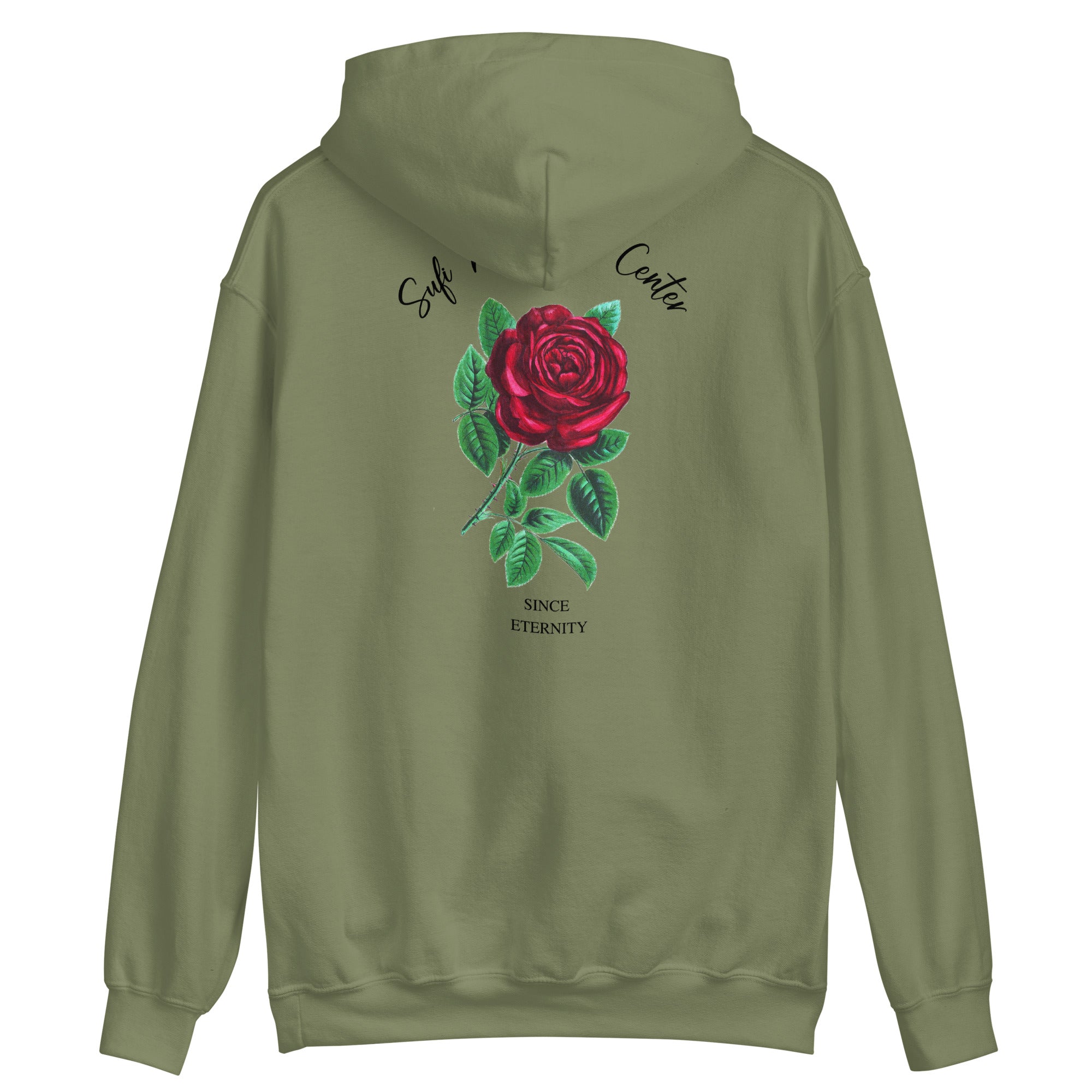 SMC Phoenix Rose Since Eternity Embroidered and Printed Unisex Hoodie