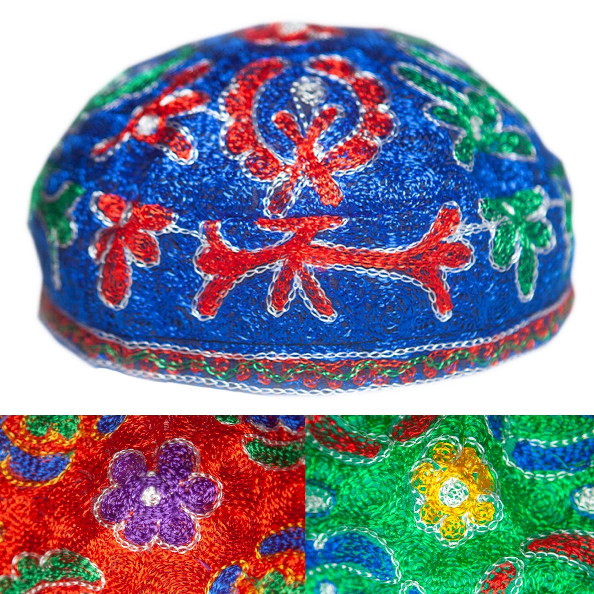 Colorful Sufi cap / kufi (light fabric)