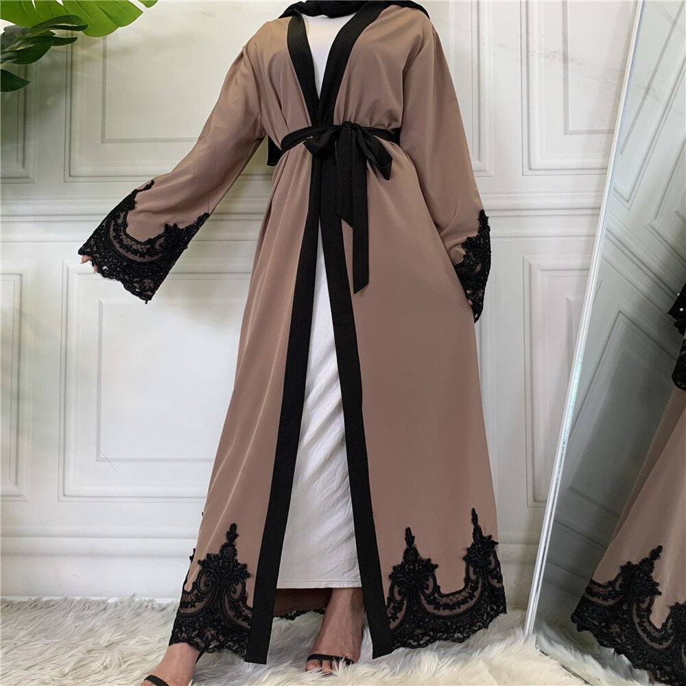 Chic Lace Abaya For Women