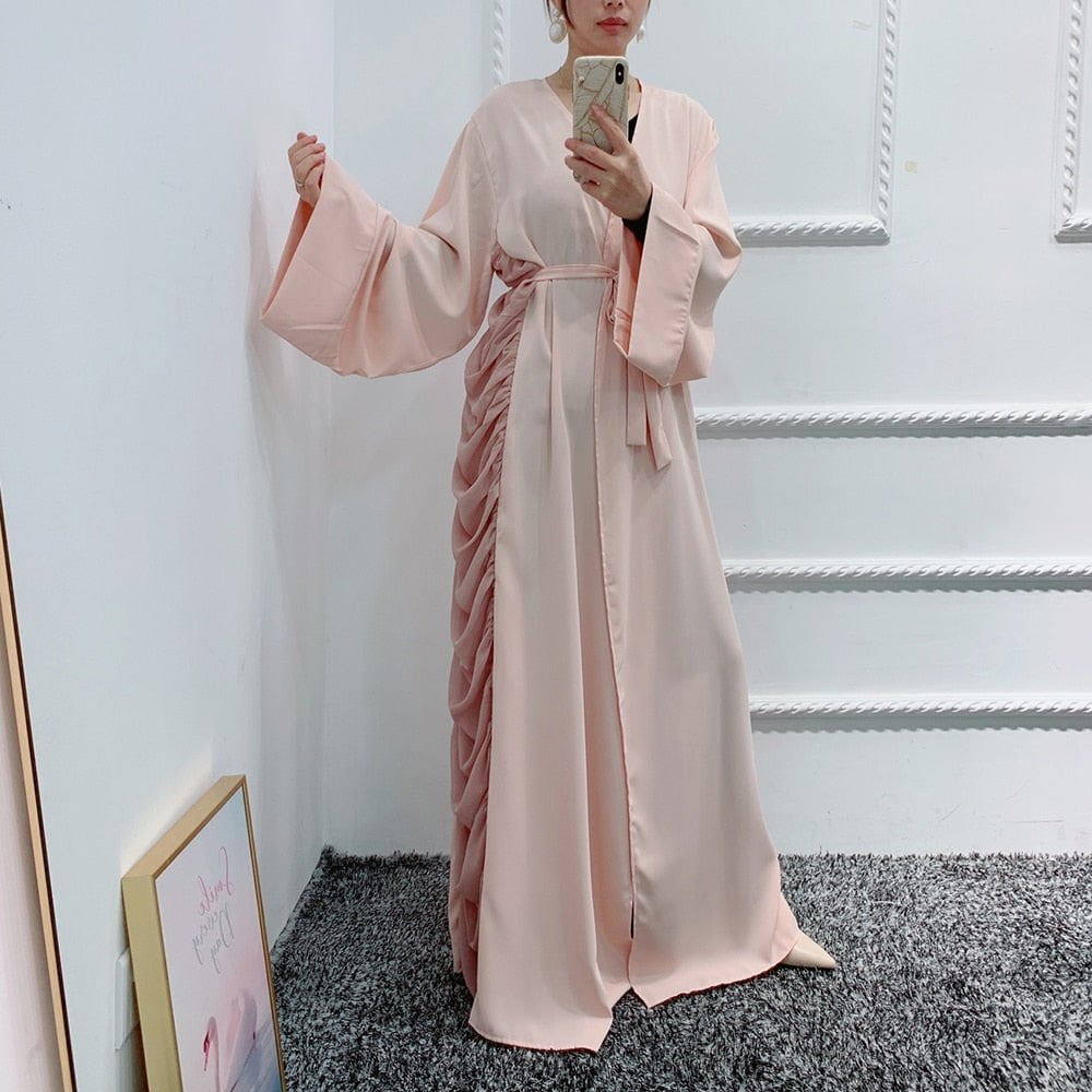 Handmade Drape Chiffon Abaya For Women