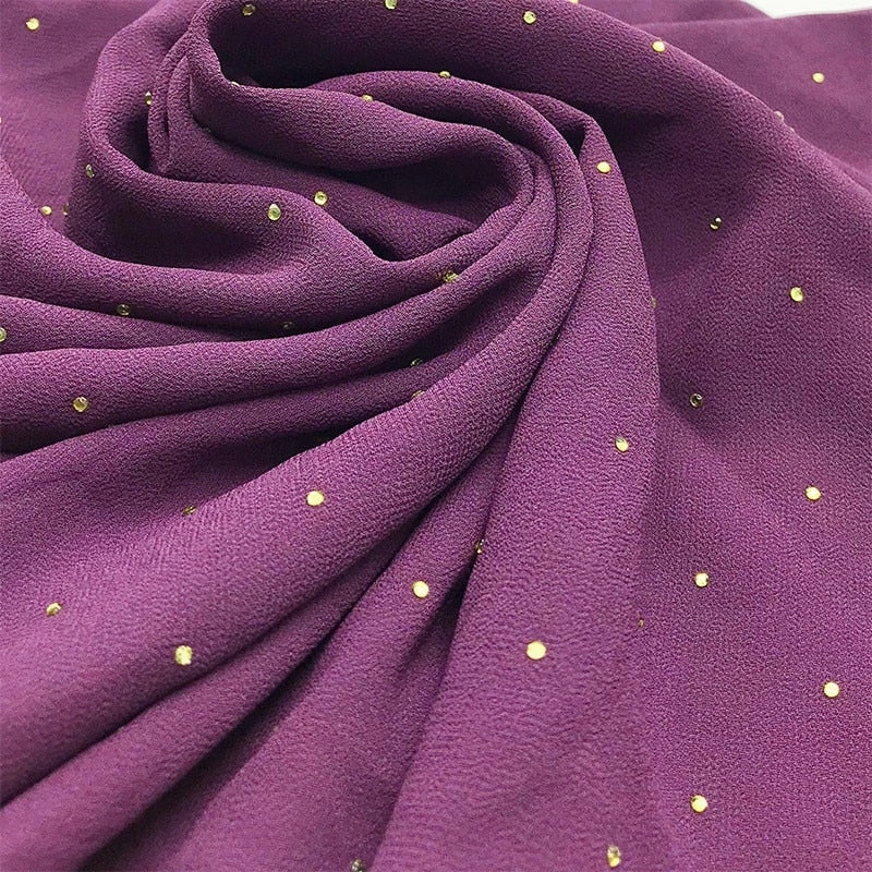 Luxury Chiffon Head Scarfs Hijabs