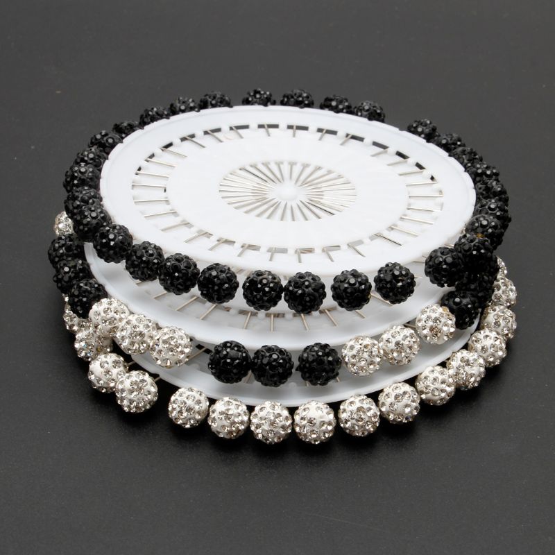 30 Pcs Hijab Pin Rhinestone