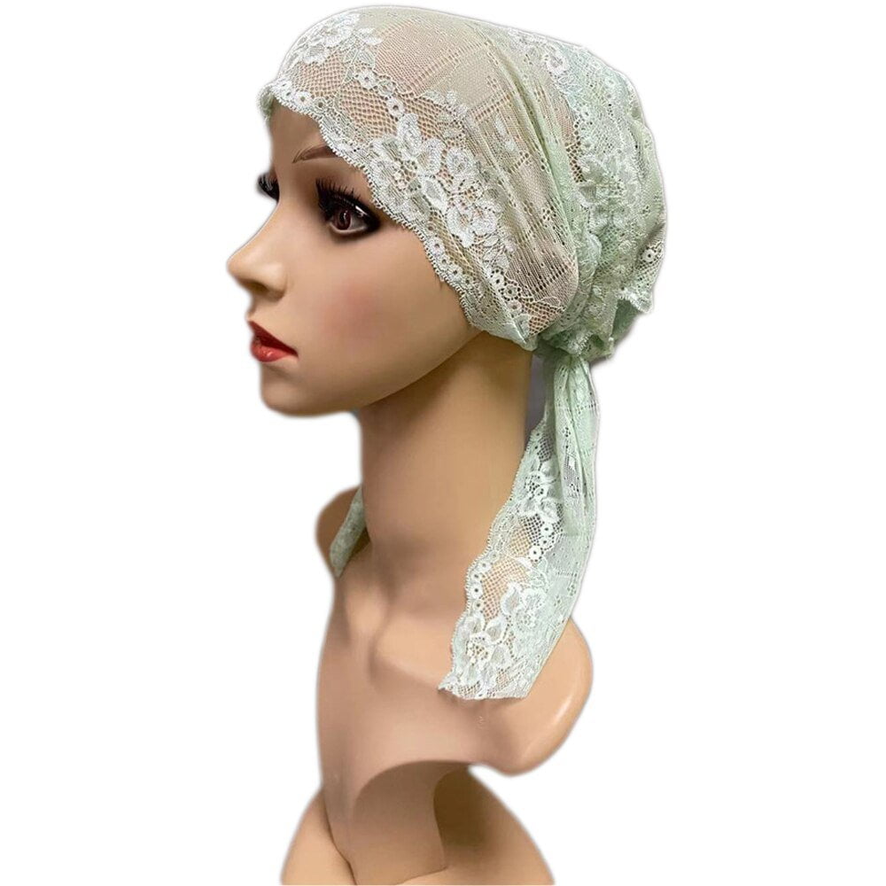 Inner Cap Lace Hijab Scarf