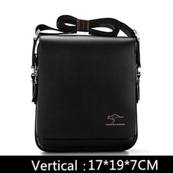 LUXURY MEN'S LEATHER SHOULDER BAG